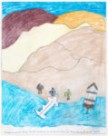 Tony Anguhadluq - Three Inuit Are White Whale Hunting In Middle Of June