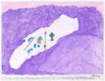 Tony Anguhadluq - Three Inuit Are Fishing And Catching Char And Lake Trout