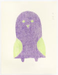 Sheojuk Etidlooie - untitled (purple bird with green wings)