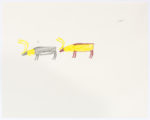 Luke Anguhadluq - untitled (two caribou)