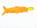 Luke Anguhadluq - untitled (fish spirit)