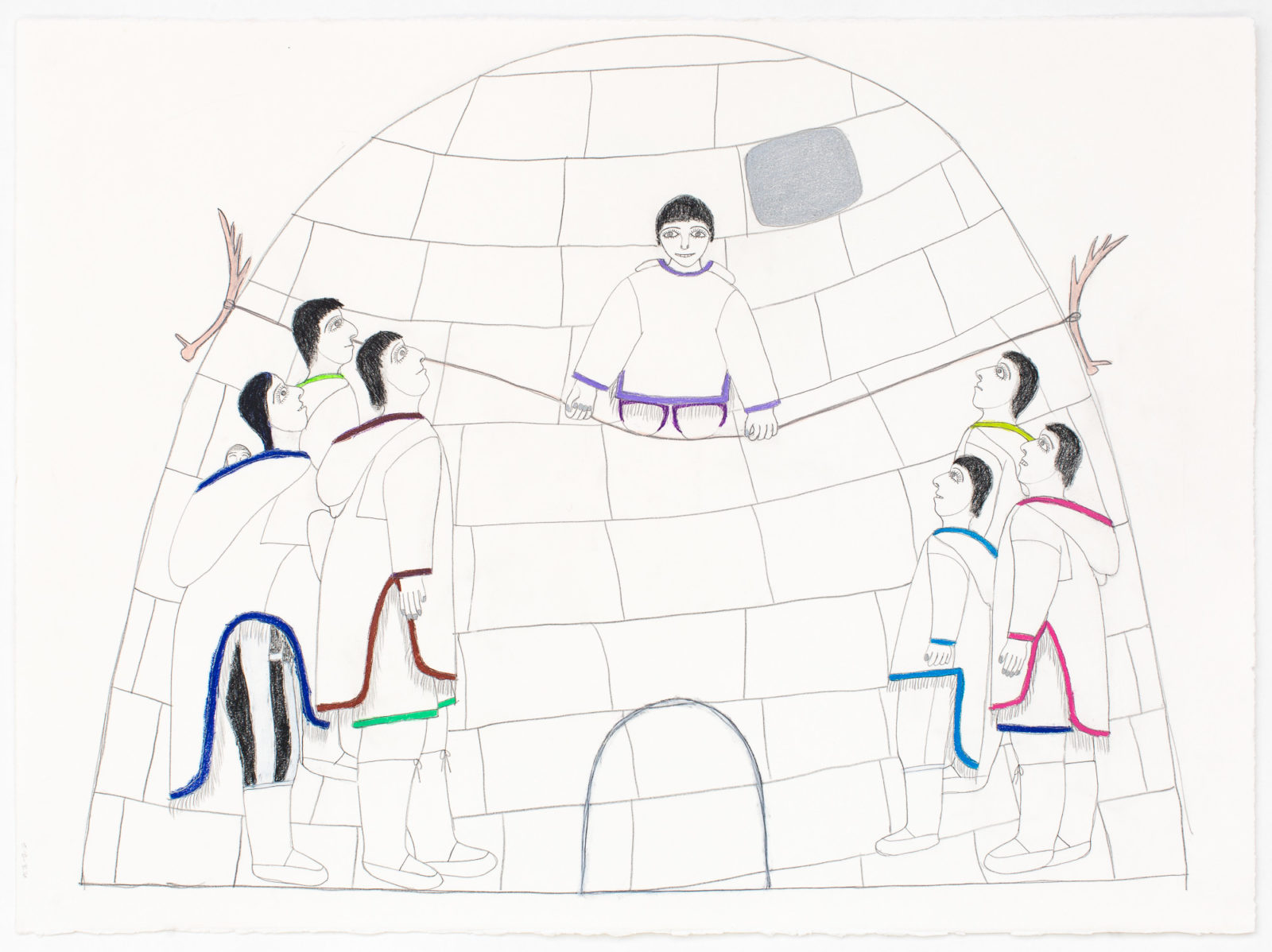 Janet Kigusiuq - untitled (igloo suspense)