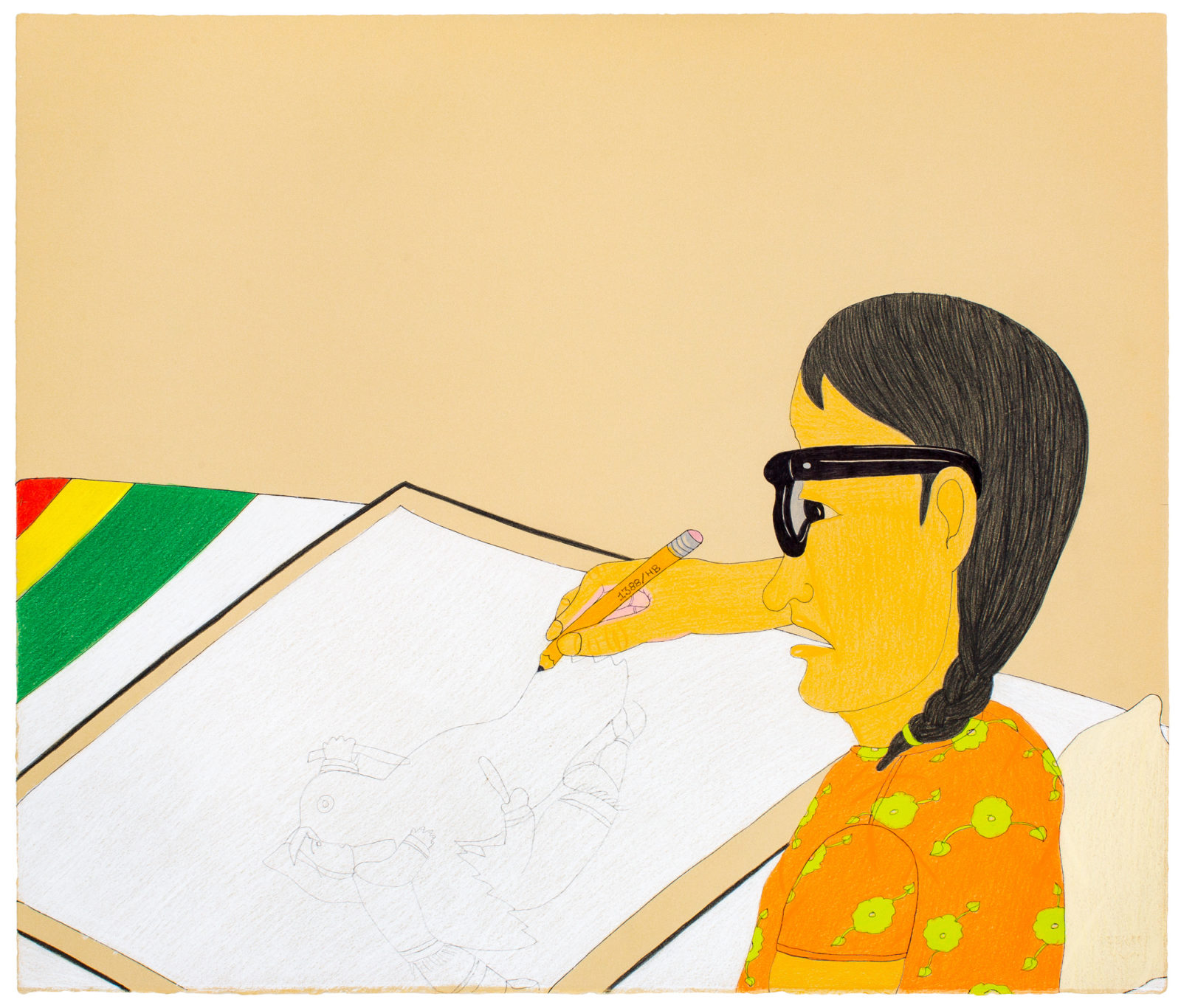 Annie Pootoogook - Drawing With Pencil (Bay Blanket)