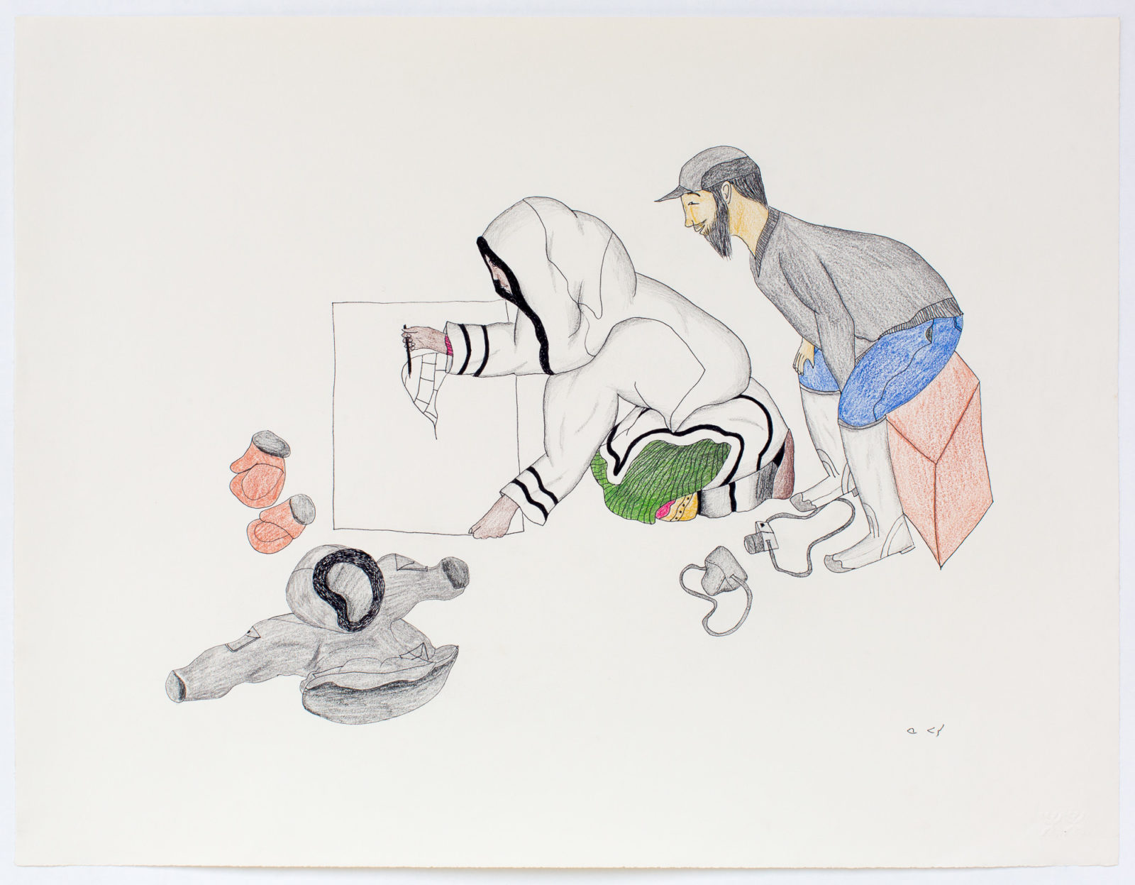 Napachie Pootoogook - untitled (drawing)