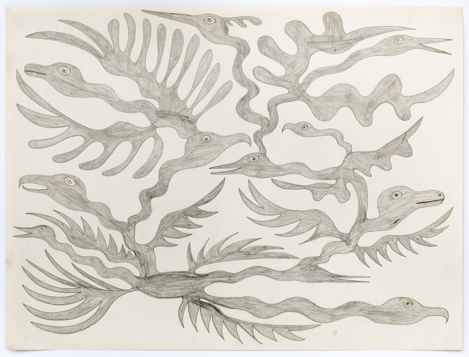 Kenojuak Ashevak - untitled (birds)