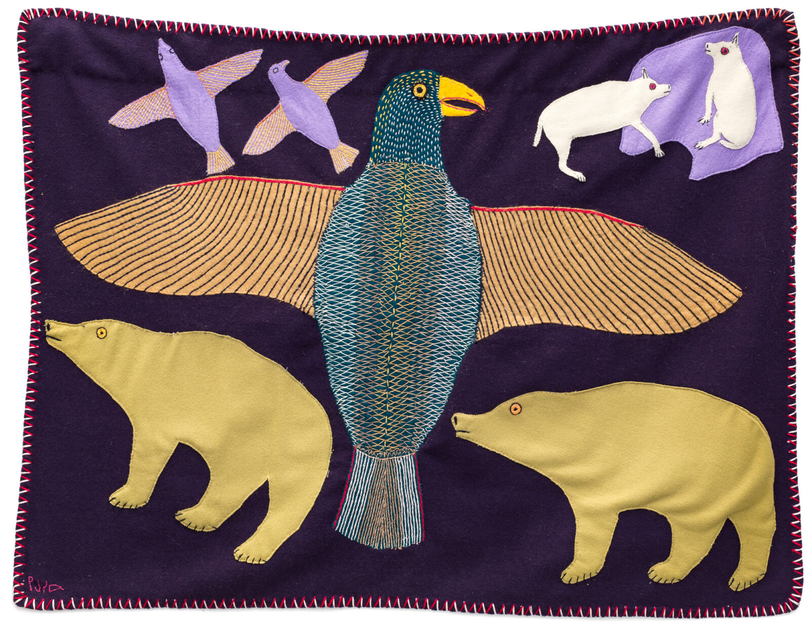 Janet Kigusiuq - untitled (wall hanging)