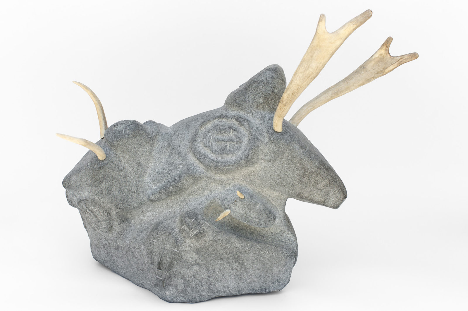Luke Anowtalik - untitled (people of the caribou)