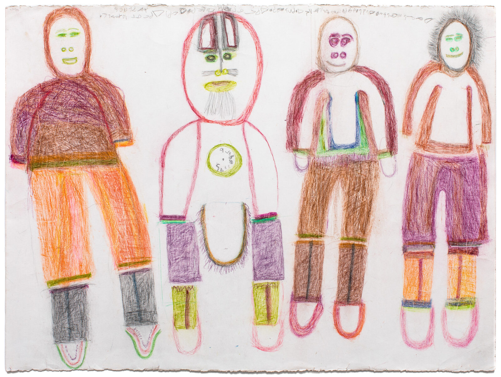 Bessie Scottie Iquginnaaq - untitled (generations of inuks)