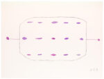 Sheojuk Etidlooie (1932-1999), Kinngait (Cape Dorset)<untitled (tent), 1998-99, color pencil, graphite, paper, 20 x 26 in. 