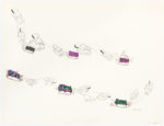 Mark Emerk (1901-1983), Ulukhaktok (Holman)<untitled (migration), 1975, pencil, felt pen, paper, 26.25 x 20 in. 