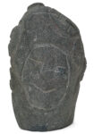 Lucy Tasseor Tutsweetuk (1934-2012), Arviat (Eskimo Point)<untitled (with smiling face), 2005, basalt, 11 x 7 x 4.5 in. 