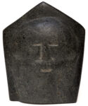 John Tiktak (1916-1981), Kangiqliniq (Rankin Inlet)<untitled (head), stone, 10.5 x 7 x 2.5 