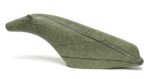 Sharky Nuna (1918-1979), Kinngait (Cape Dorset)<untitled (bear whale), 1974, stone, 7 x 20 x 2 in. 